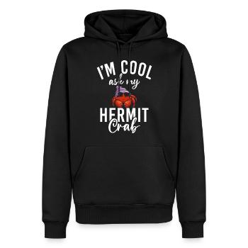 Einsiedlerkrebs-Geschenke - Männer Premium Bio Hoodie - Schwarz - Vorne - Nico (187cm)