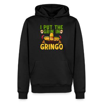 Setzen Sie Grinsen In Gringo Stolze Gringos - Männer Premium Bio Hoodie - Schwarz - Vorne - Nico (187cm)