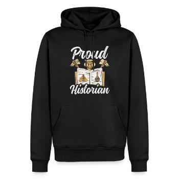 Stolzer Historiker Beruf Historik Geschichte - Männer Premium Bio Hoodie - Schwarz - Vorne - Nico (187cm)