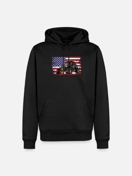 UTV SXS Racing - Men’s Premium Organic Hoodie - black