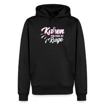 Karen Driven by Rage, Karen's Funny Memes - Men’s Premium Organic Hoodie - black - Front - Nico (187cm)