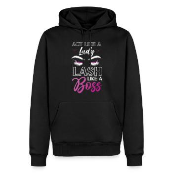 Esthetician Skincare Beautician - Männer Premium Bio Hoodie - Schwarz - Vorne - Nico (187cm)