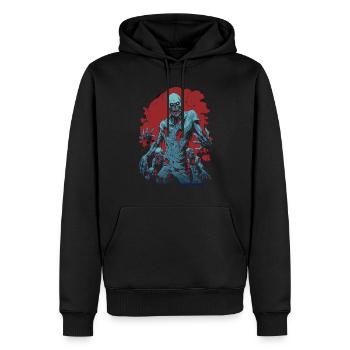 Zombie Apocalypse: Halloween Horde of the Undead - Men’s Premium Organic Hoodie - black - Front - Nico (187cm)