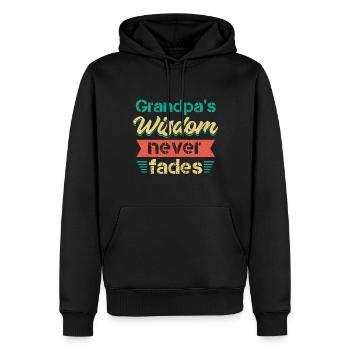 Bester Opa Aller Zeiten Großvater Gramps - Männer Premium Bio Hoodie - Schwarz - Vorne - Nico (187cm)