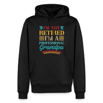 Bester Opa Aller Zeiten, Großvater, Gramps, - Männer Premium Bio Hoodie - Schwarz - Vorne - Nico (187cm)