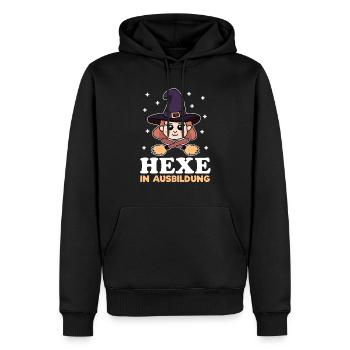 Hexe In Ausbildung - Männer Premium Bio Hoodie - Schwarz - Vorne - Nico (187cm)