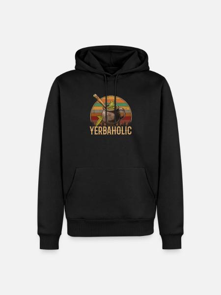 Yerba Mate argentina - Men’s Premium Organic Hoodie - black