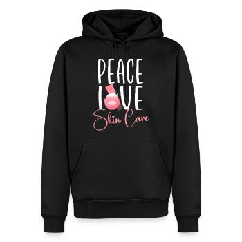 Cute Licensed Esthetician Skincare - Männer Premium Bio Hoodie - Schwarz - Vorne - Nico (187cm)