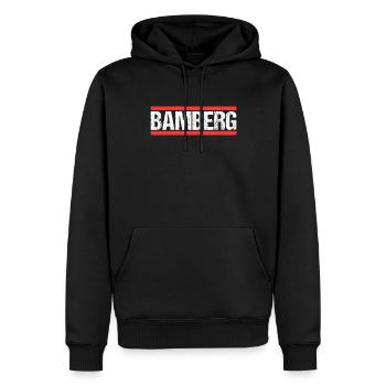 Bamberg Bambergerin Bamberger Stadt Bamberg - Männer Premium Bio Hoodie - Schwarz - Vorne - Nico (187cm)