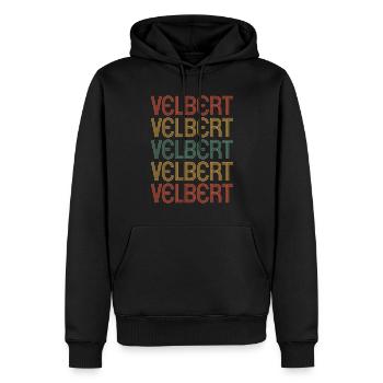 Velbert Velberterin Velberter Stadt Velbert - Men’s Premium Organic Hoodie - black - Front - Nico (187cm)