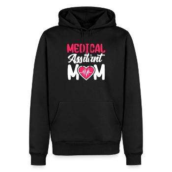 Medizinische Assistentin Mutter Medizinischer - Männer Premium Bio Hoodie - Schwarz - Vorne - Nico (187cm)