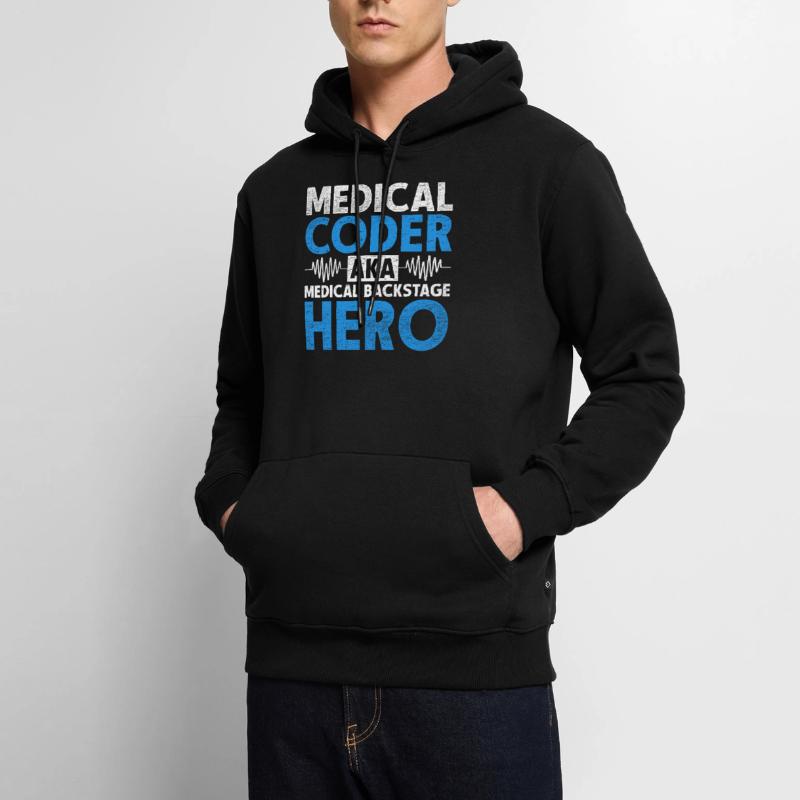 Coding Specialist Medical Encoder Men’s Premium Organic Hoodie