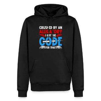 Kodierfachkraft I Got The Code For That - Männer Premium Bio Hoodie - Schwarz - Vorne - Nico (187cm)