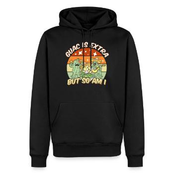 Avocado Guacamole Mexikanisch Mexiko Latino - Männer Premium Bio Hoodie - Schwarz - Vorne - Nico (187cm)