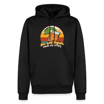 Tequila Alkohol Mexikanisch Mexiko Latino - Männer Premium Bio Hoodie - Schwarz - Vorne - Nico (187cm)