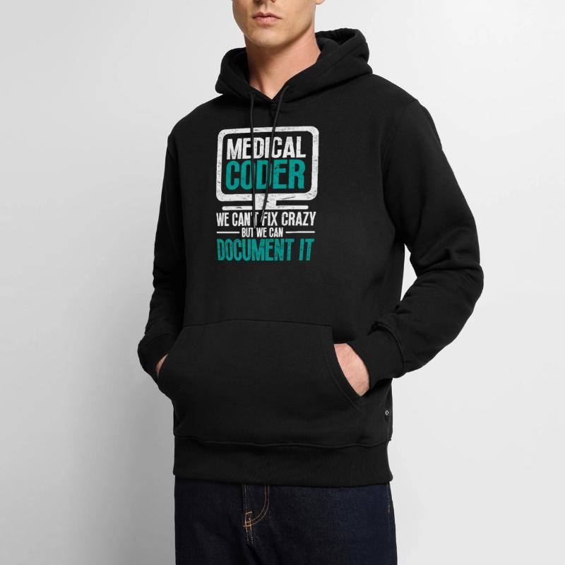 Coding Specialist Medical Encoder Men’s Premium Organic Hoodie