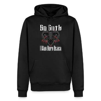 Satan Beelzebub Teufel Gothic Pentagram Mystisch - Männer Premium Bio Hoodie - Schwarz - Vorne - Nico (187cm)
