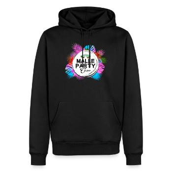 Malle Party Crew - Männer Premium Bio Hoodie - Schwarz - Vorne - Nico (187cm)