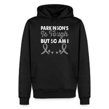 Die Parkinson-krankheit Ist Hart Monat Des - Männer Premium Bio Hoodie - Schwarz - Vorne - Nico (187cm)