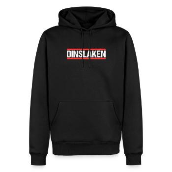 Dinslakenerin Dinslakener Dinslaken - Männer Premium Bio Hoodie - Schwarz - Vorne - Nico (187cm)