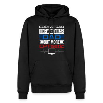 Medizinischer Kodierer Beruf Medizinische - Männer Premium Bio Hoodie - Schwarz - Vorne - Nico (187cm)