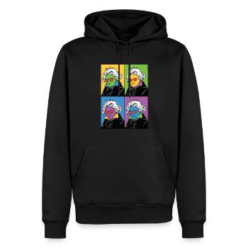 Beethoven Compositeur de musique classique - Sweat à capuche Premium bio Homme - noir - Devant - Nico (187cm)