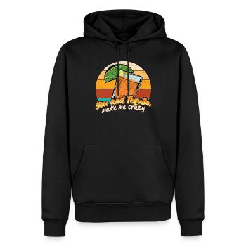 Tequila Alkohol Mexikanisch Mexiko Latino - Männer Premium Bio Hoodie - Schwarz - Vorne - Nico (187cm)