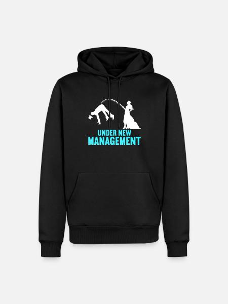 Polterabend rumlende polterabend - Herre Premium økologisk hoodie - sort