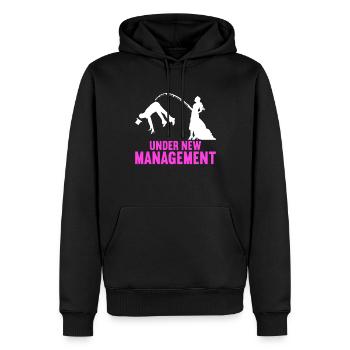 Enterrement de vie de garçon grondant enterrement de vie de garçon - Sweat à capuche Premium bio Homme - noir - Devant - Nico (187cm)