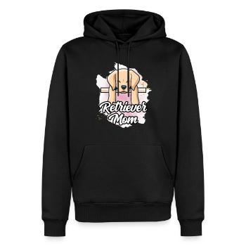 Retriever-Mama Retrievers Dog Retriever Sayings - Men’s Premium Organic Hoodie - black - Front - Nico (187cm)