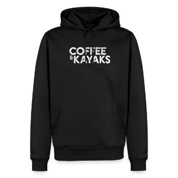 Water Sports Kayak Kayaker - Coffee & Kayaks - Männer Premium Bio Hoodie - Schwarz - Vorne - Nico (187cm)