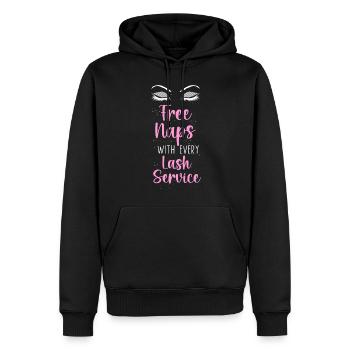 Esthetician Skincare Beautician - Männer Premium Bio Hoodie - Schwarz - Vorne - Nico (187cm)