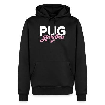 Pug Gifts for Pug Lovers - Männer Premium Bio Hoodie - Schwarz - Vorne - Nico (187cm)