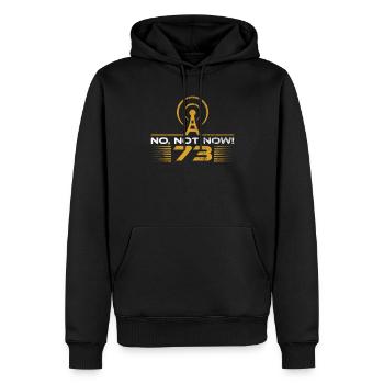 Amateurfunk-design Für Amateurfunker - Männer Premium Bio Hoodie - Schwarz - Vorne - Nico (187cm)