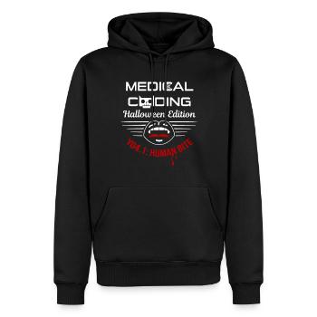 Halloween-medizin-kodierer Medizinische - Männer Premium Bio Hoodie - Schwarz - Vorne - Nico (187cm)