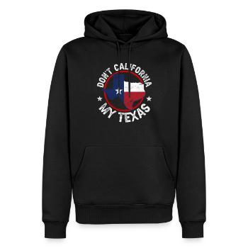 Kalifornien Texas Sprüche Stolz Texanisch Texaner - Männer Premium Bio Hoodie - Schwarz - Vorne - Nico (187cm)