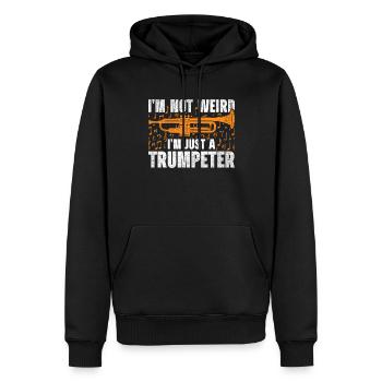 Trompeter Trompetenspieler - Männer Premium Bio Hoodie - Schwarz - Vorne - Nico (187cm)