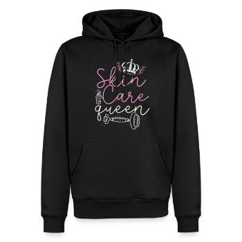 Cute Esthetician Skincare - Männer Premium Bio Hoodie - Schwarz - Vorne - Nico (187cm)