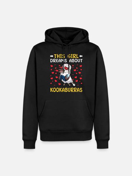 Laughing Hans Vogel Jägerliest - Men’s Premium Organic Hoodie - black