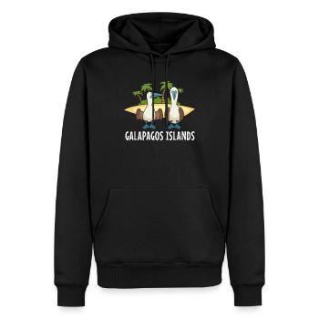 Galapagos Islands - Männer Premium Bio Hoodie - Schwarz - Vorne - Nico (187cm)