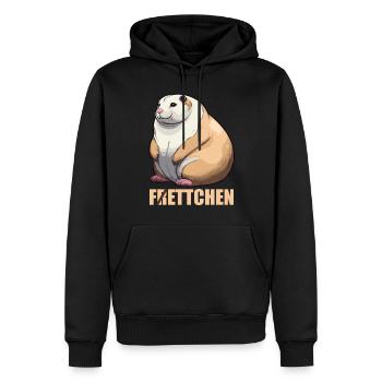 Fettchen Frettchen - Männer Premium Bio Hoodie - Schwarz - Vorne - Nico (187cm)