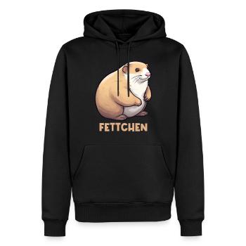 Fettchen Frettchen - Männer Premium Bio Hoodie - Schwarz - Vorne - Nico (187cm)