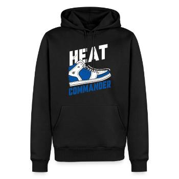 Schuhsammler Schuhmacher Sneaker Addict - Männer Premium Bio Hoodie - Schwarz - Vorne - Nico (187cm)