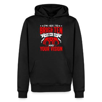 Augenarzt Erhellen Sie Ihre Sicht Optometrist - Männer Premium Bio Hoodie - Schwarz - Vorne - Nico (187cm)