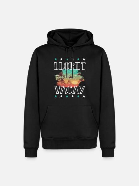 Lloret De Mar Holidays - Men’s Premium Organic Hoodie - black