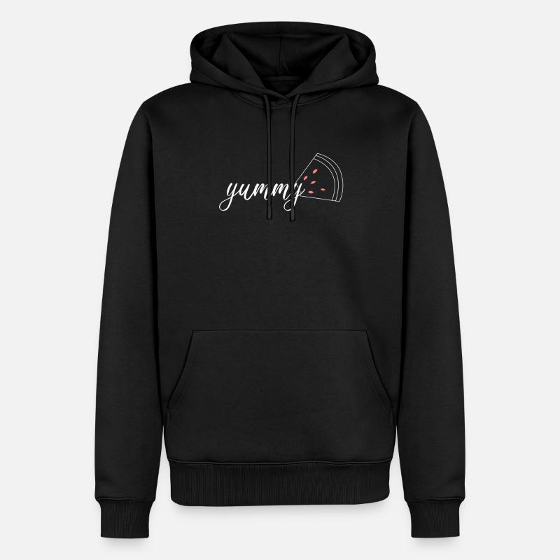 Pastèque délicieuse - Sweat à capuche Premium bio Homme - noir