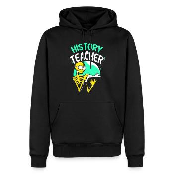 History Teacher History Teacher Profession - Men’s Premium Organic Hoodie - black - Front - Nico (187cm)