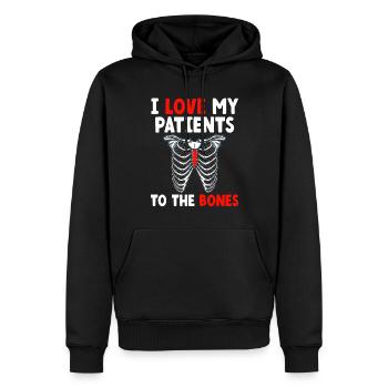 Chiropraktiker Chiropraktik Wirbelsäule Flüsterer - Männer Premium Bio Hoodie - Schwarz - Vorne - Nico (187cm)