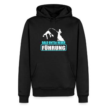 Junggesellenabschied Poltern Polterabend JGA - Männer Premium Bio Hoodie - Schwarz - Vorne - Nico (187cm)