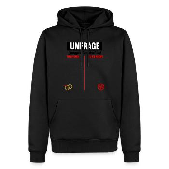 Junggesellenabschied Polterabend JGA Männer - Männer Premium Bio Hoodie - Schwarz - Vorne - Nico (187cm)